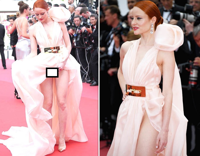 Đỏ mặt với những pha lộ hàng hớ hênh nhất thảm đỏ LHP Cannes 2018